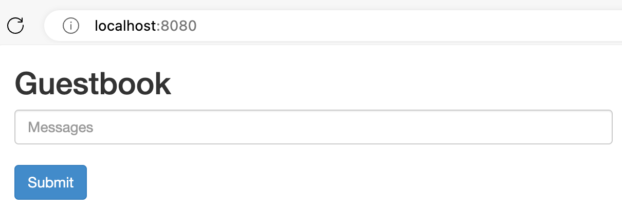 Guestbook application